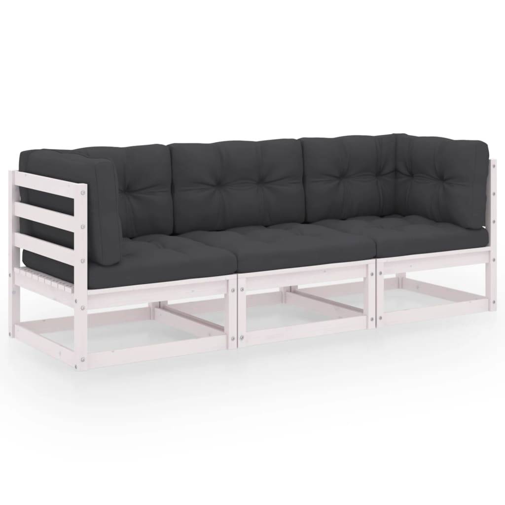 Prolenta Premium - Banc de jardin Blanc 70 X 70 cm - Prolenta Premium - Image 1