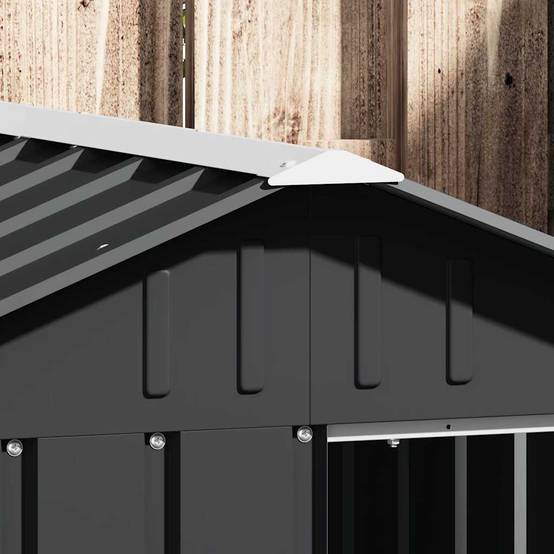 Vidaxl - Niche pour chien Anthracite 116,5x153x81,5 cm Acier galvanisé vidaXL 171541 - Image 5
