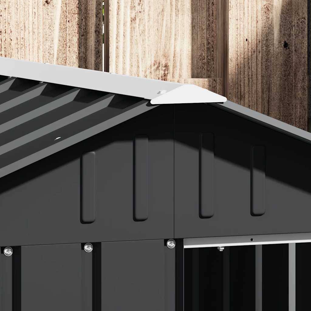 Vidaxl - Niche pour chien Anthracite 116,5x153x81,5 cm Acier galvanisé vidaXL 171541 - Image 5