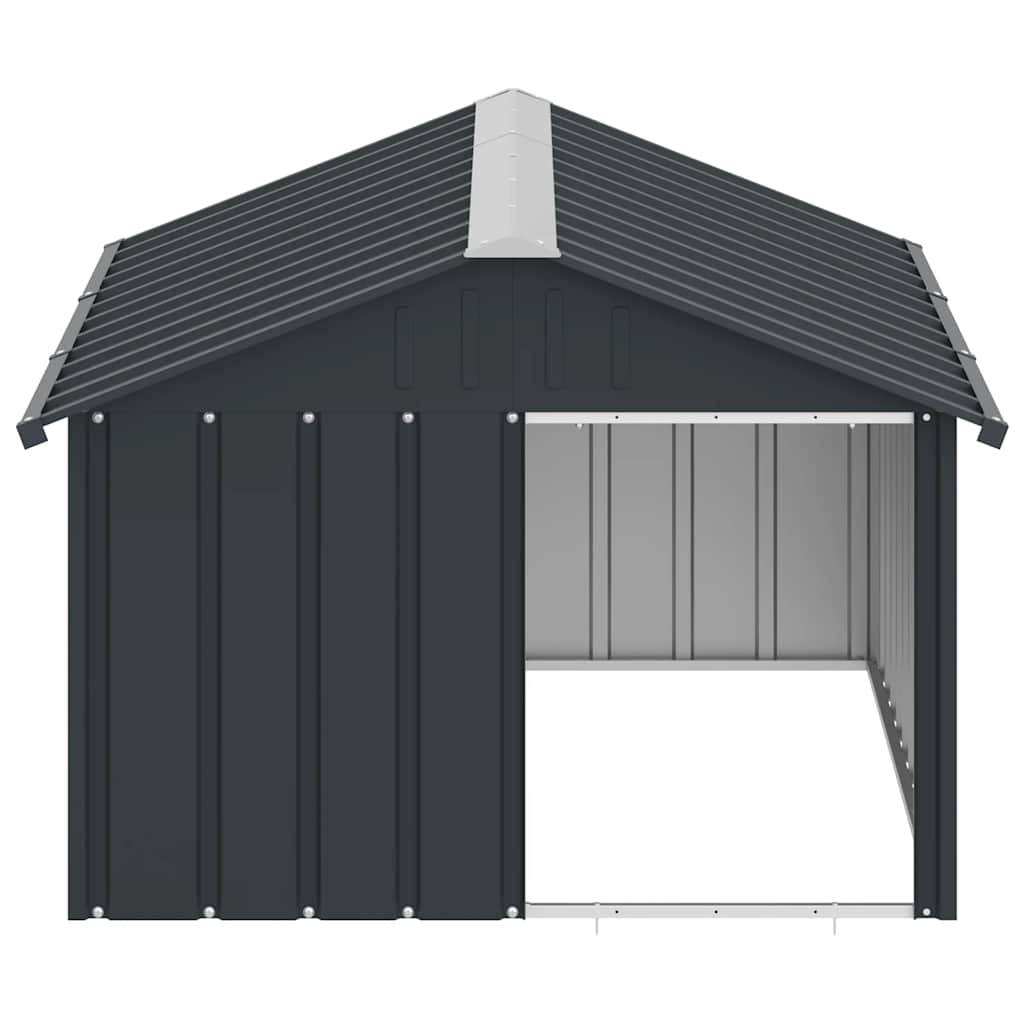 Vidaxl - Niche pour chien Anthracite 116,5x153x81,5 cm Acier galvanisé vidaXL 171541 - Image 6