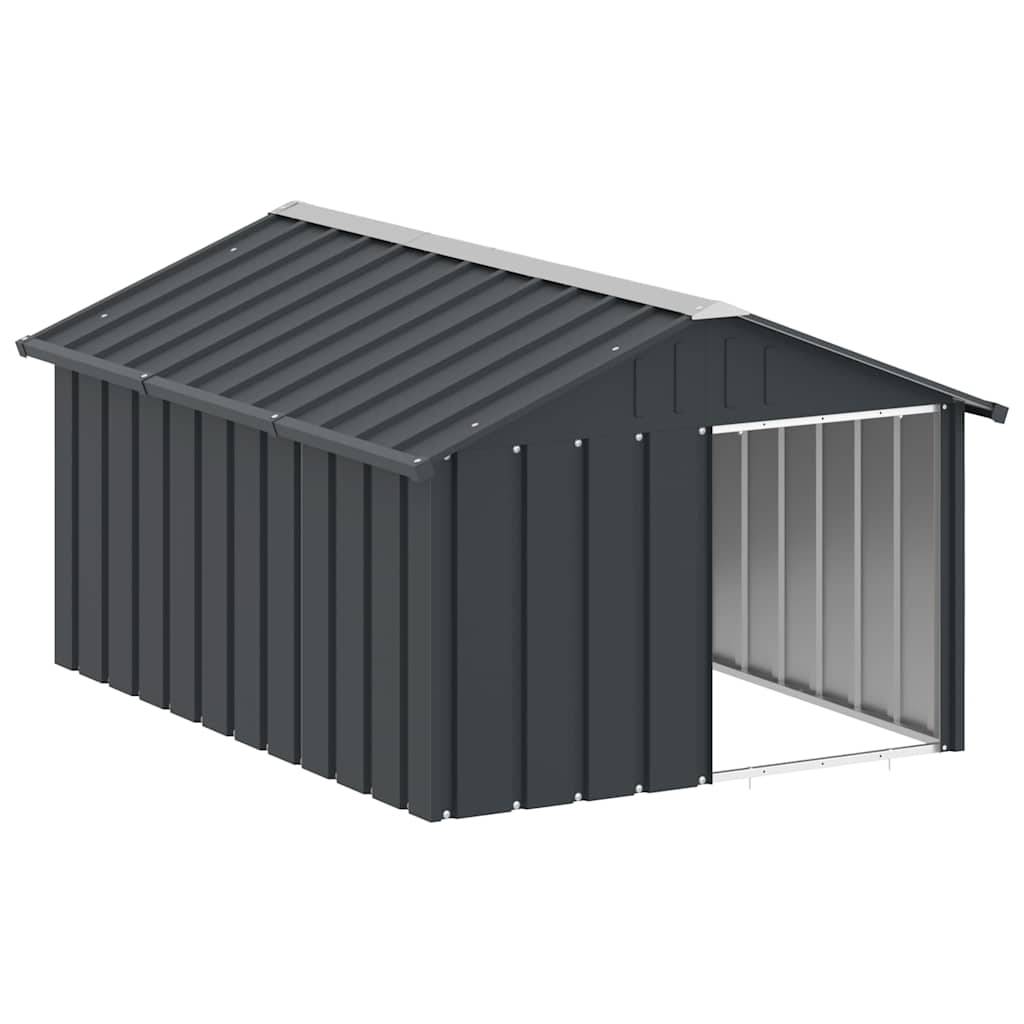 Vidaxl - Niche pour chien Anthracite 116,5x153x81,5 cm Acier galvanisé vidaXL 171541 - Image 2