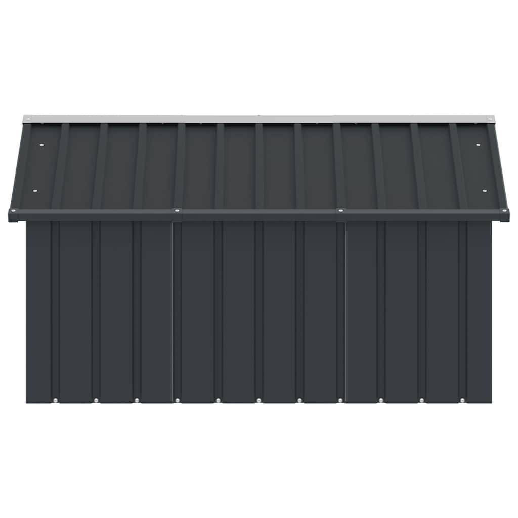 Vidaxl - Niche pour chien Anthracite 116,5x153x81,5 cm Acier galvanisé vidaXL 171541 - Image 7