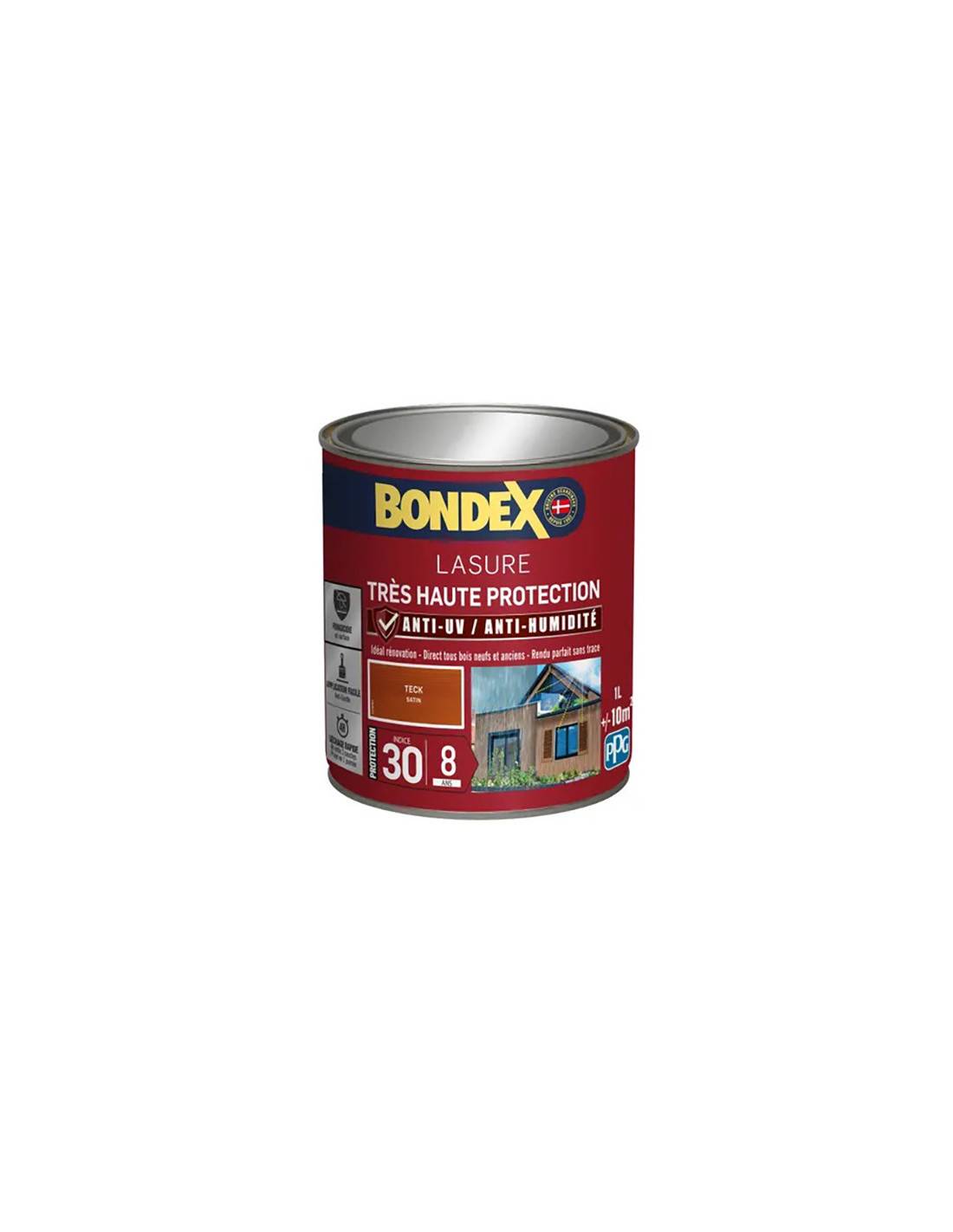 Bondex - Lasure 8 Ans Très Haute Protection Satiné Bidon 1l - Bondex