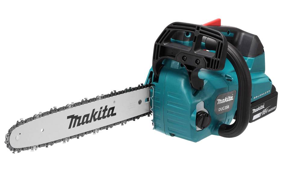 Makita - Tronçonneuse LXT® 36V (2x18V) - MAKITA - avec 2 batteries 18V 5.0Ah - chargeur double - DUC356T001 - Image 4