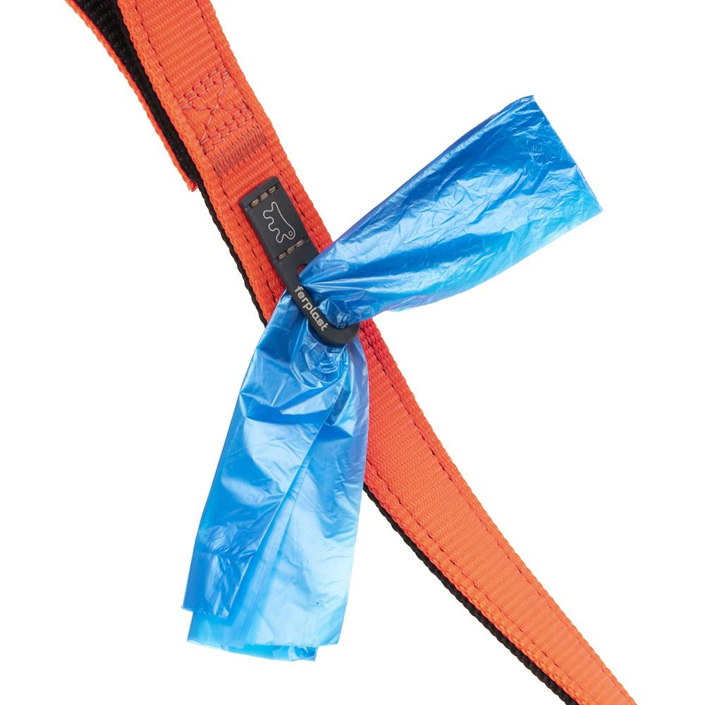 Ferplast - DUAL G15/110 COLOURS Laisse chien 15 mm x L 110 cm Orange - Image 2