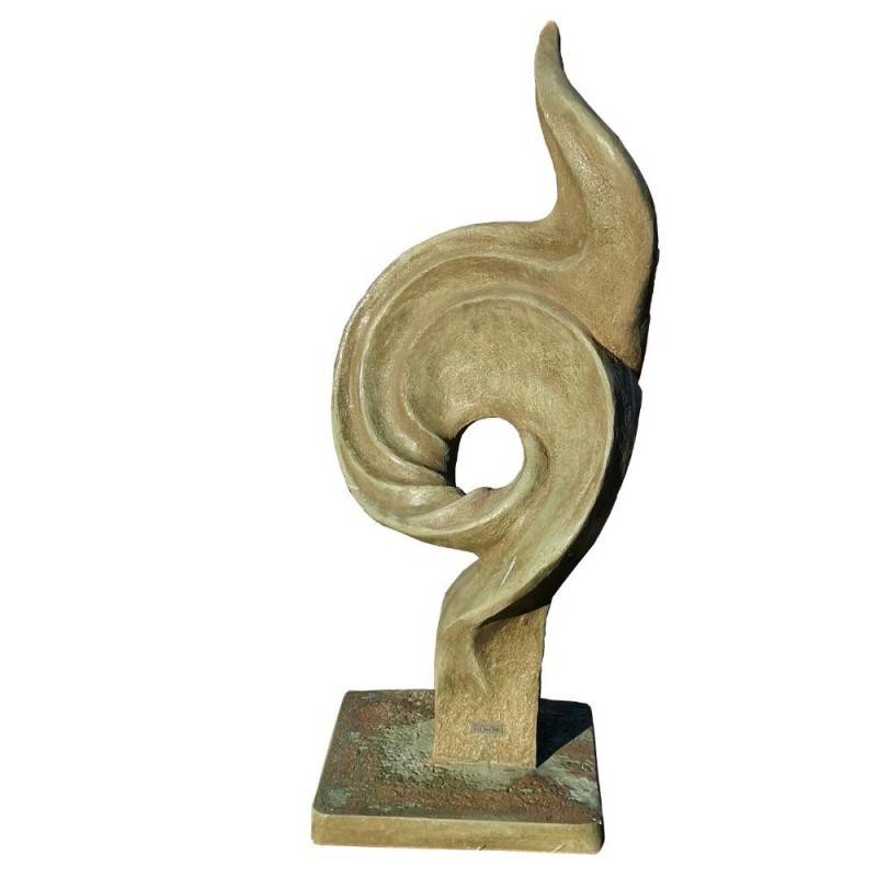 Jardinex - Statue de jardin en pierre "Valentino" (148cm) - Gris vert 148 cm - Jardinex - Image 1