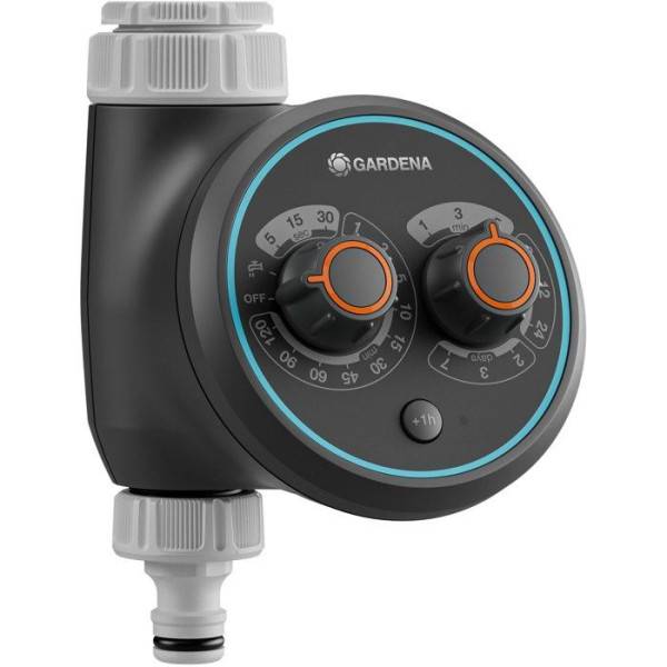 Programmateur d'arrosage - GARDENA - EasyPlus - Pour robinets 20/27 et 26/34 - Fonction brumisation - Retardateur de démarrage - Image 1