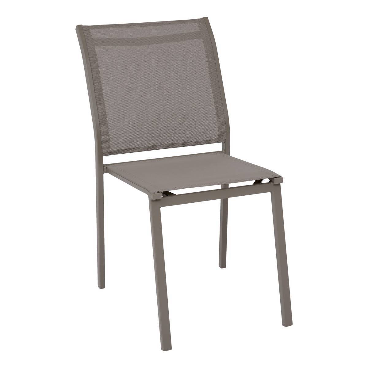 Hesperide - Chaise de jardin Essentia empilable noisette Hespéride - Image 1