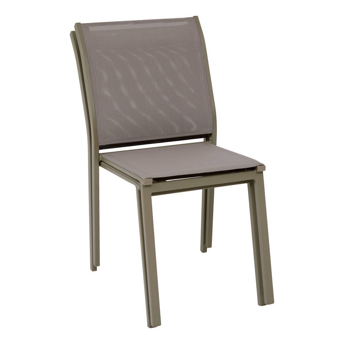 Hesperide - Chaise de jardin Essentia empilable noisette Hespéride - Image 2