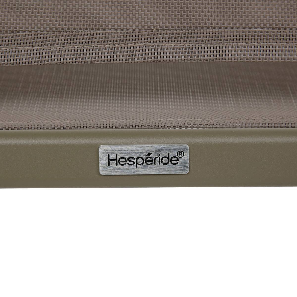 Hesperide - Chaise de jardin Essentia empilable noisette Hespéride - Image 3