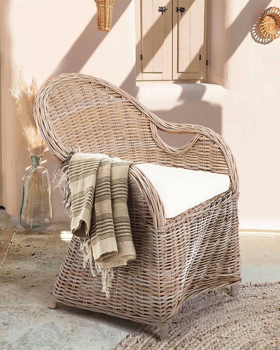 Zago - Chaise en rotin - UNIQKA - Image 2