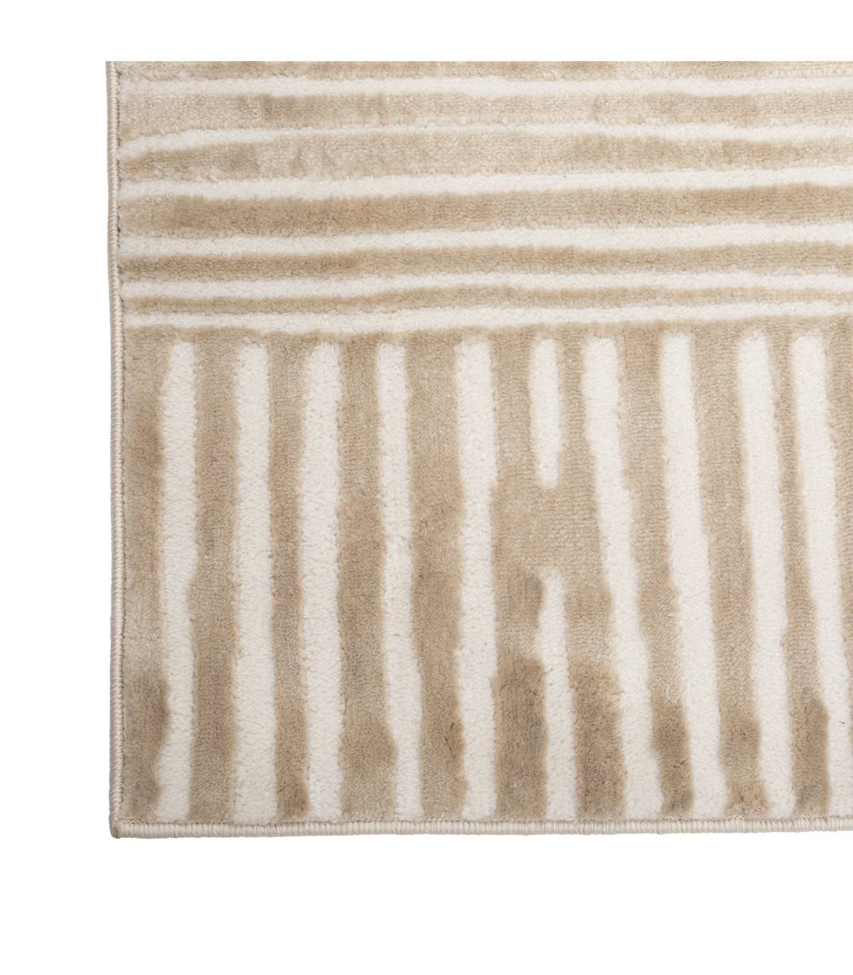 Tapis décoratif Ivoire en relief 160 x 235 cm - Image 2