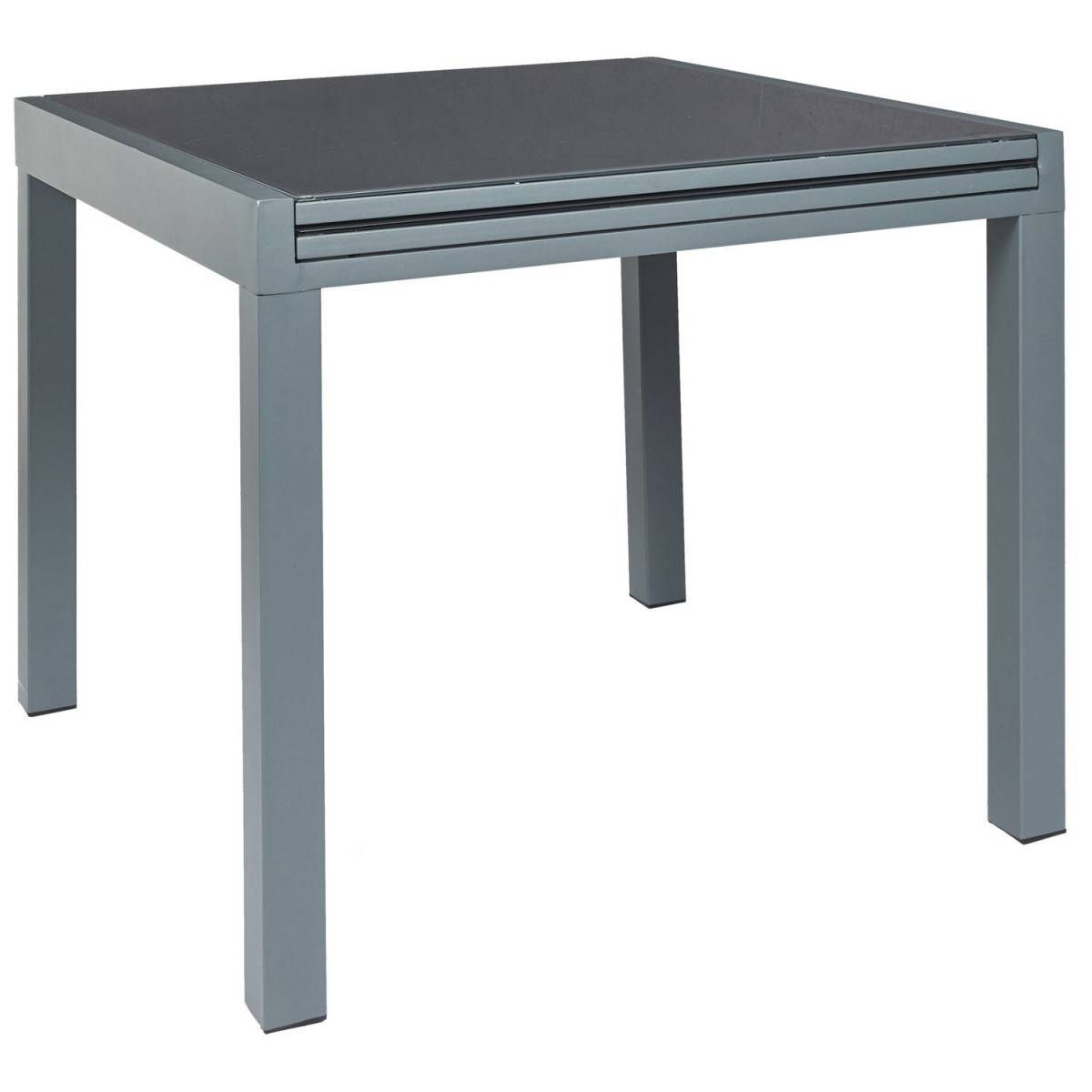 The Home Deco Factory - Table de Jardin Extensible "Haria" 80-160cm Gris - Image 5