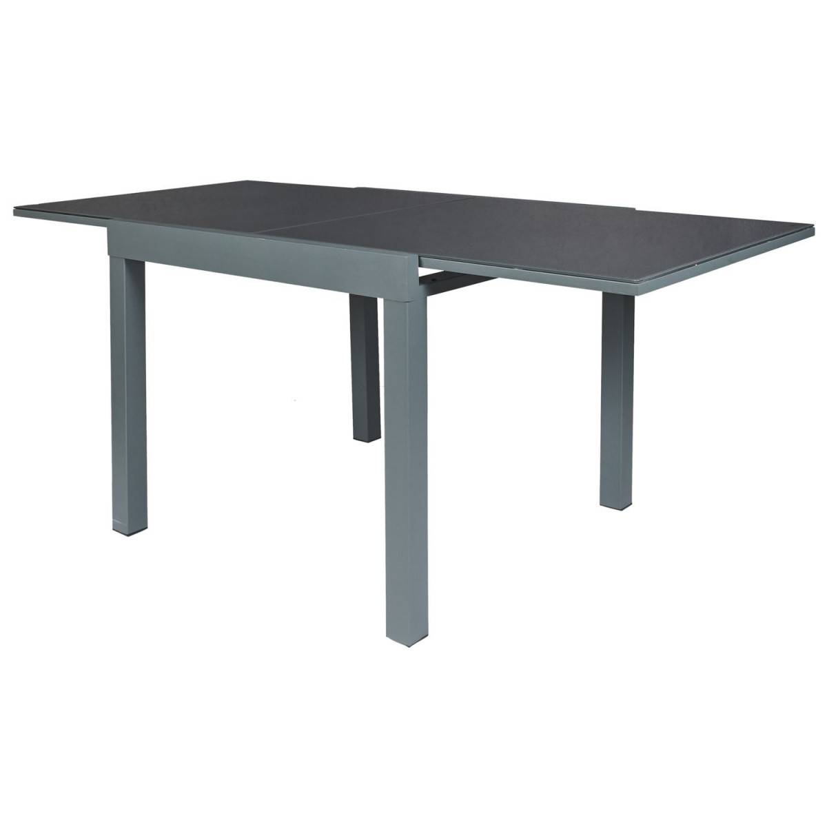 The Home Deco Factory - Table de Jardin Extensible "Haria" 80-160cm Gris - Image 3