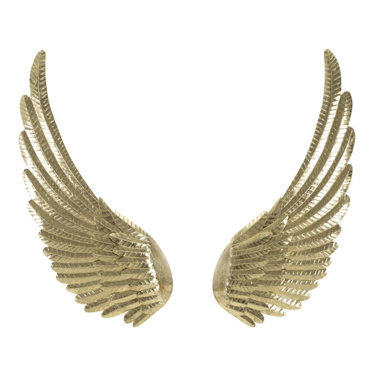 Paris Prix - Paire d'Ailes en Métal "Amy" 130cm Or - Image 1