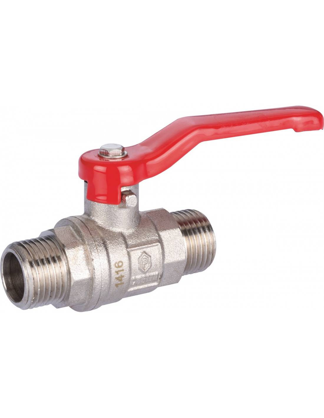 Cap Vert - Vanne à Sphère M/m 15x21 Robuste, Laiton, Mâle/mâle - Capvert