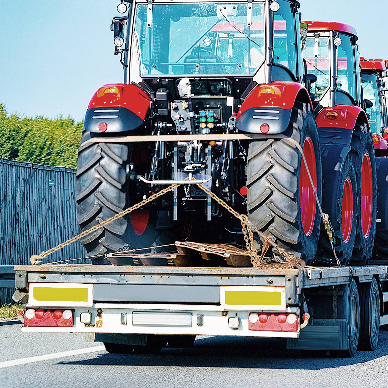 VEVOR Chaîne transport, charge 2222 kg, G80 8 mm x 6 m, galvanisé. Chantier. - Image 8