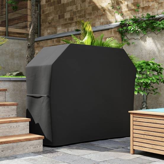 ComfortXL - Housse barbecue rectangulaire Oxford anti-UV imperméable 147x61x120cm Noir - ComfortXL Outdoor Living - Image 7