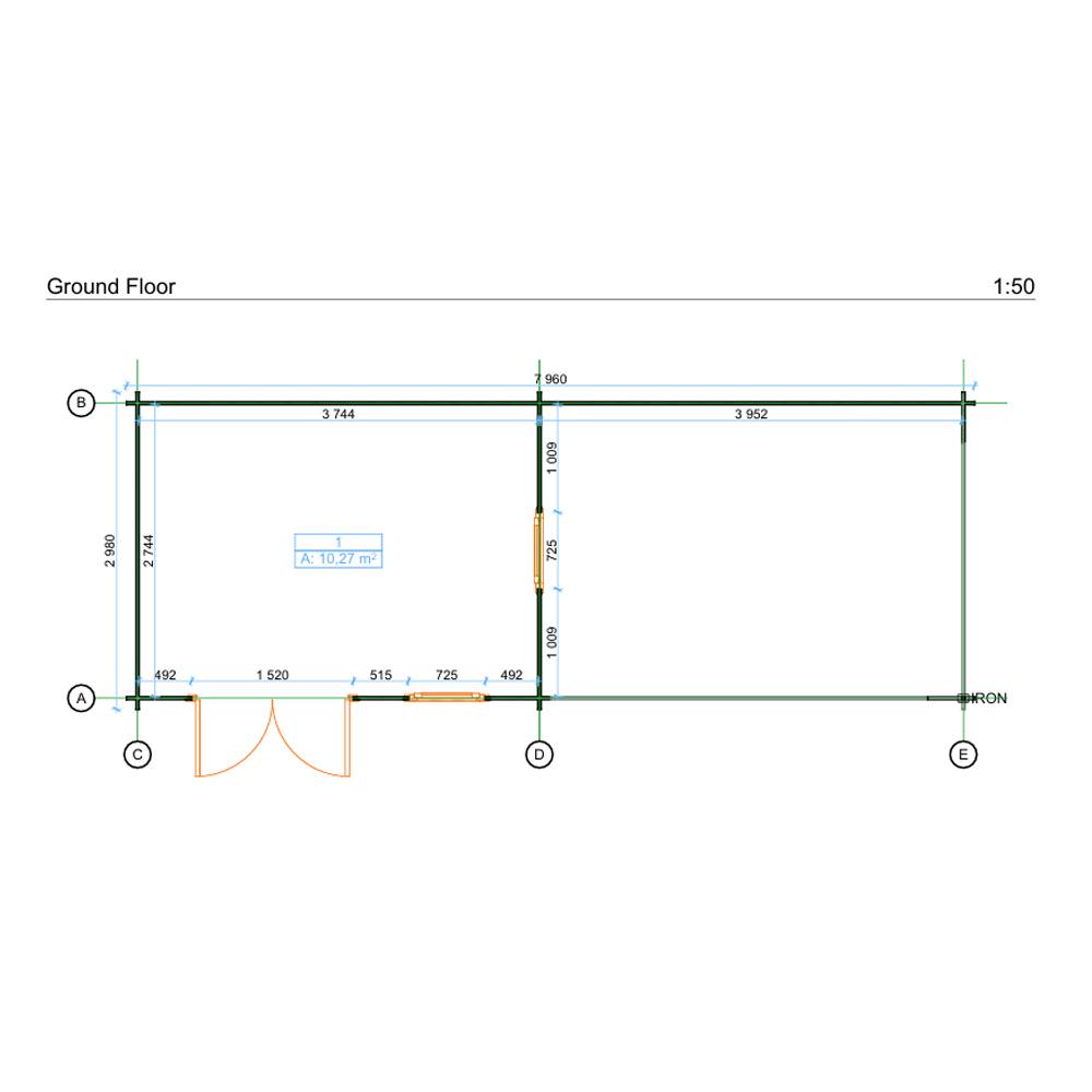 Eden Partenaire Jardin - Abri de jardin en bois 10m² avec auvent de 10.8m² - toit mono Pente - Image 5