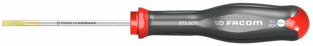 Tournevis Protwist® pour vis fente 3x100mm longueur 203mm - FACOM - AT3X100 - Image 1