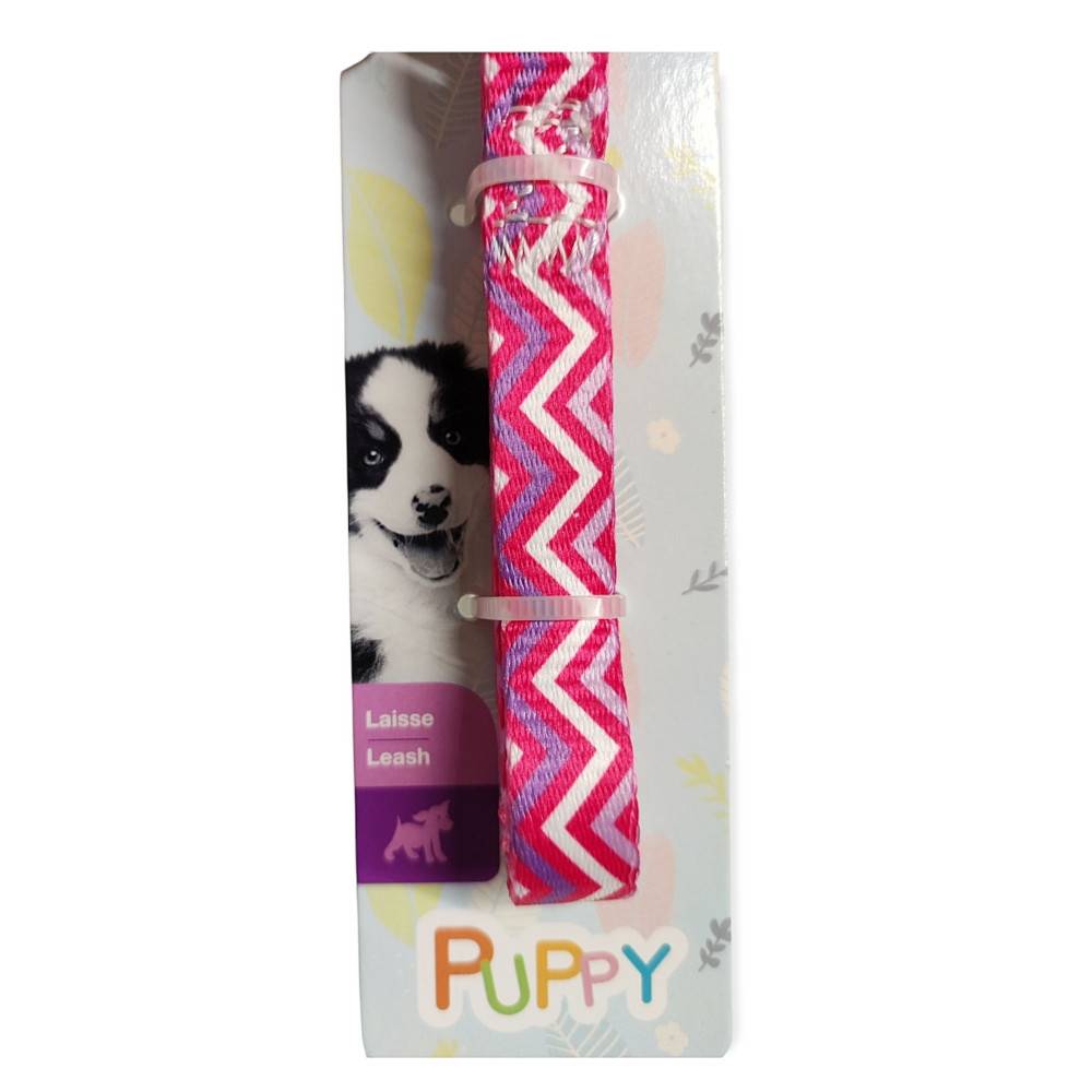 Laisse PUPPY PIXIE rose 13 mm, x 1,20 m, pour chiots - Image 7