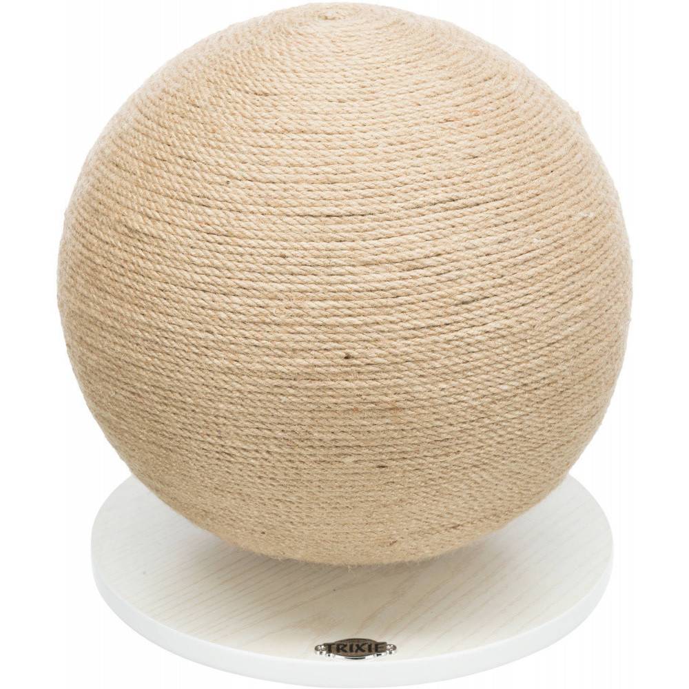 animallparadise - Griffoir boule ø 29 cm, forme rond  pour chat monté sur plateau. - Image 1