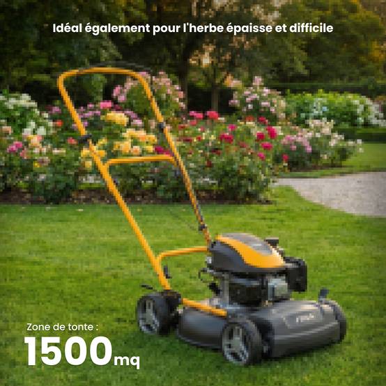 Stiga - Tondeuse Multiclip 47, 123 cc, 45 cm, mulching, guidon pliable - STIGA - Image 3