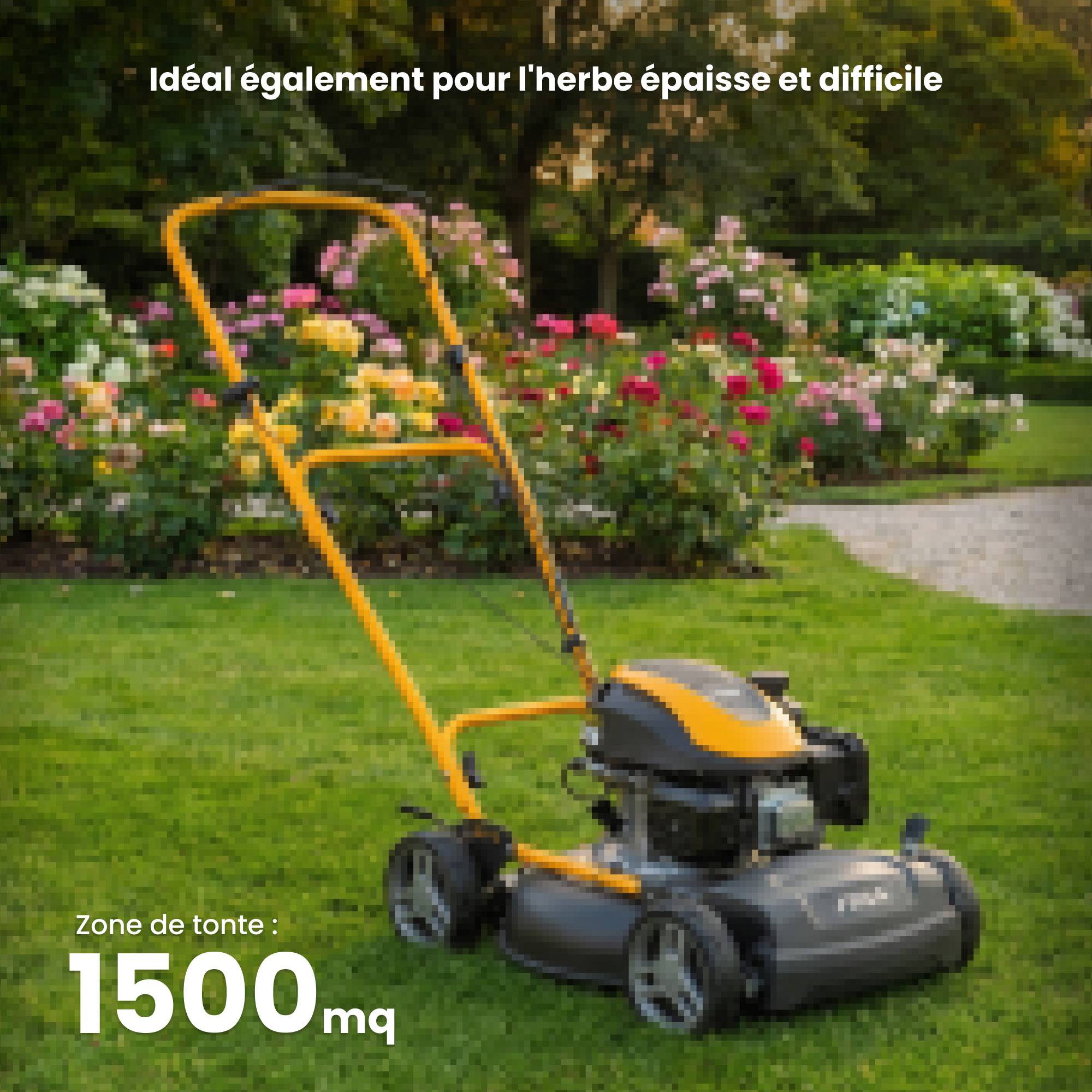 Stiga - Tondeuse Multiclip 47, 123 cc, 45 cm, mulching, guidon pliable - STIGA - Image 3