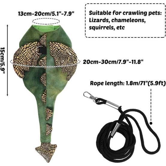 Harnais et laisse pour reptiles et petits animaux DtopbuyAge - Image 5