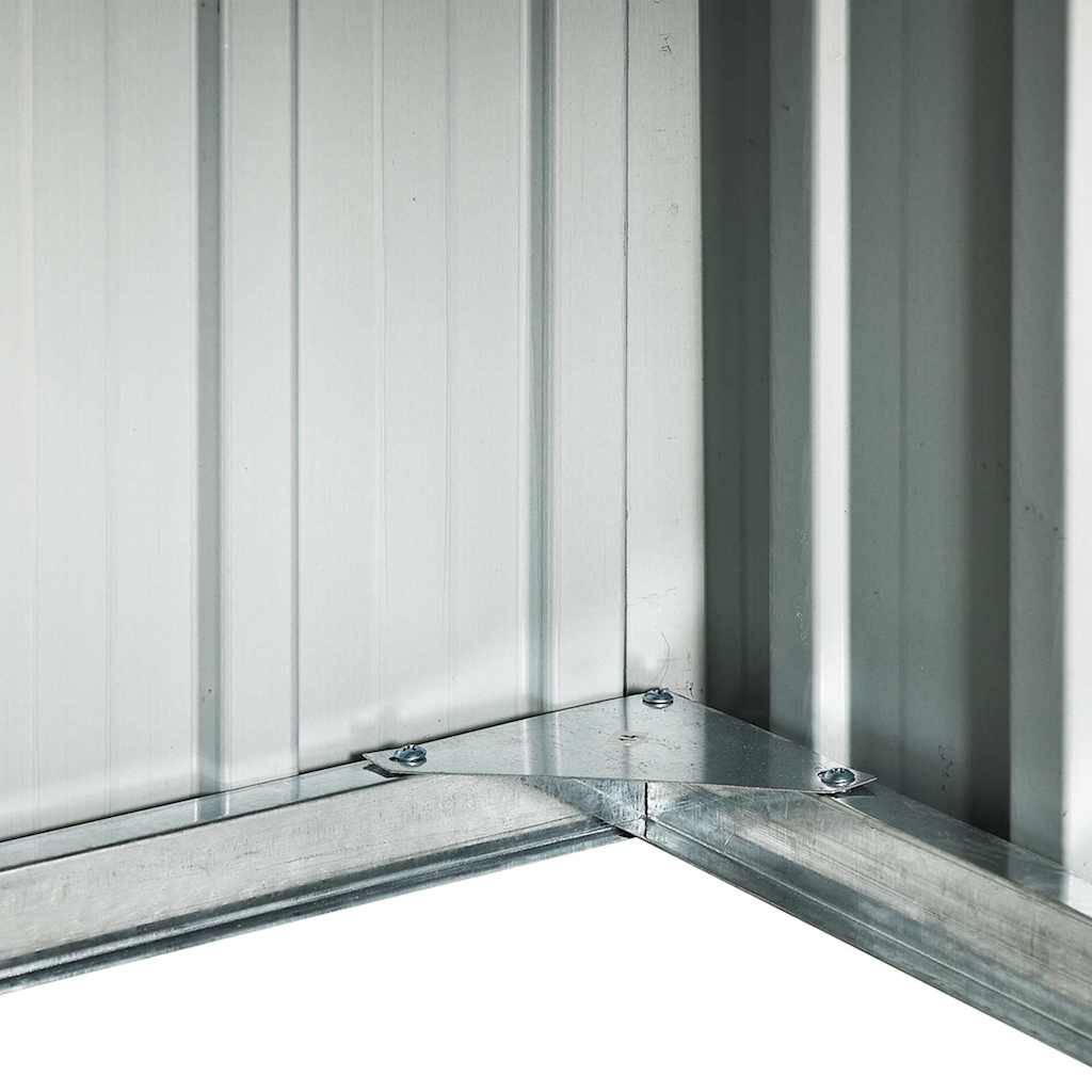 PANGIVO - Abri pour robot tondeuse en acier galvanisé gris - 92x97x63 cm - Surface au sol 0,67m² - PANGIVO - Image 7