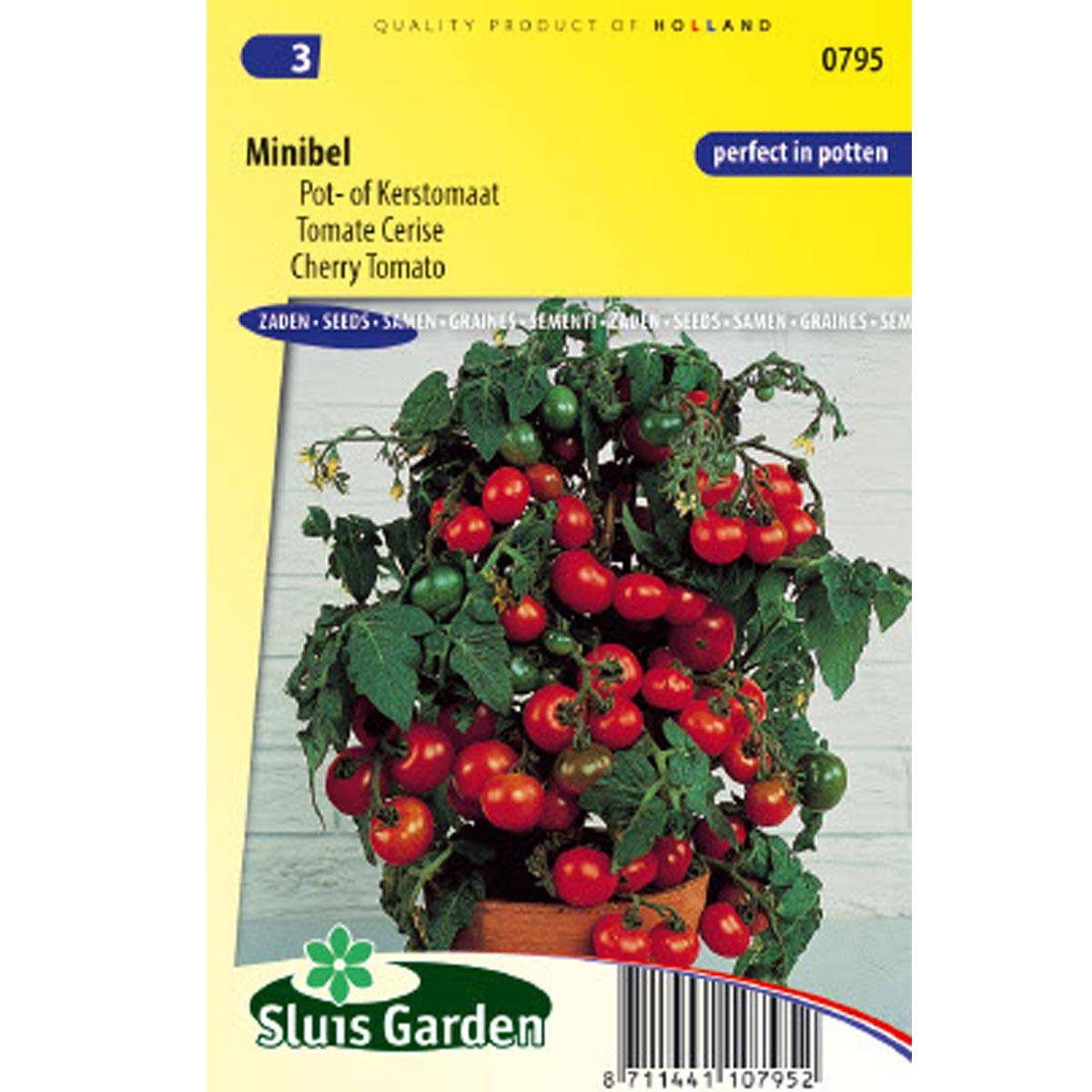 Tomate Minibel - Tomate cerise le sachet de 90 graines environ (0,2g)