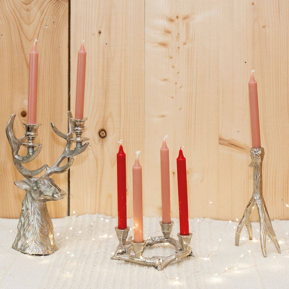 Aubry Gaspard - Bougeoir double tête de cerf en aluminium - Image 2