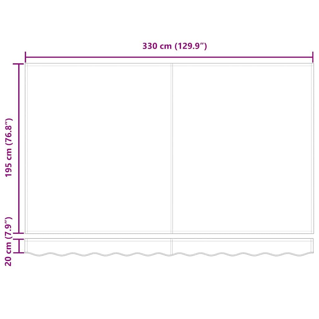 Prolenta Premium - Store banne polyester rouge  - Prolenta premium p339.1 - Image 7