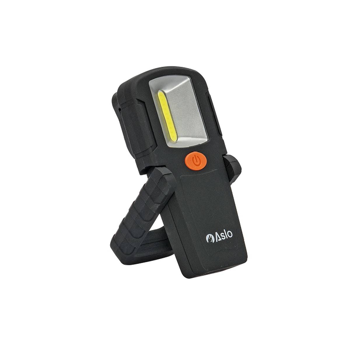 Lampe LED Torche magnetique 10 à 30 lumens LED COB - ABS anti chocs (piles incluses) ASLO