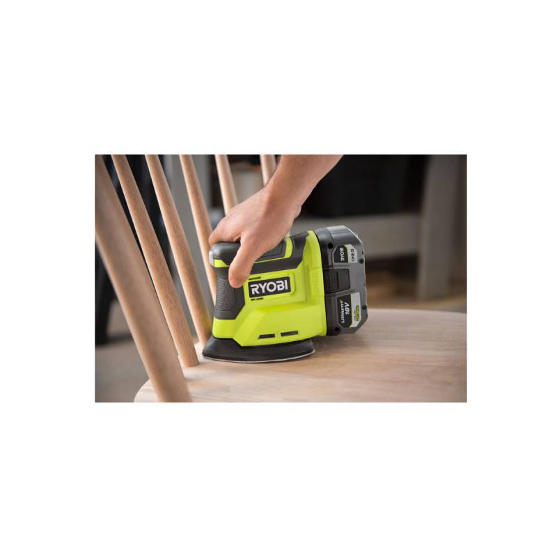 Ryobi - Pack RYOBI Ponceuse triangulaire 18V One+ - RPS18-0 - 1 Batterie 5.0Ah - 1 Chargeur rapide RC18120-150 - Image 3