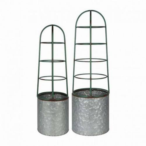Esschert Design - Ensemble pot de fleur avec support / 2 - Image 3