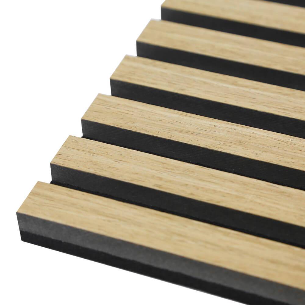 Home Deluxe - HOME DELUXE - Panneau acoustique SONIC Oiled Oak - 9 panneaux, bois MDF, feutre polyester, pouvant être placés les uns au-dessus des autres et les uns - Image 10
