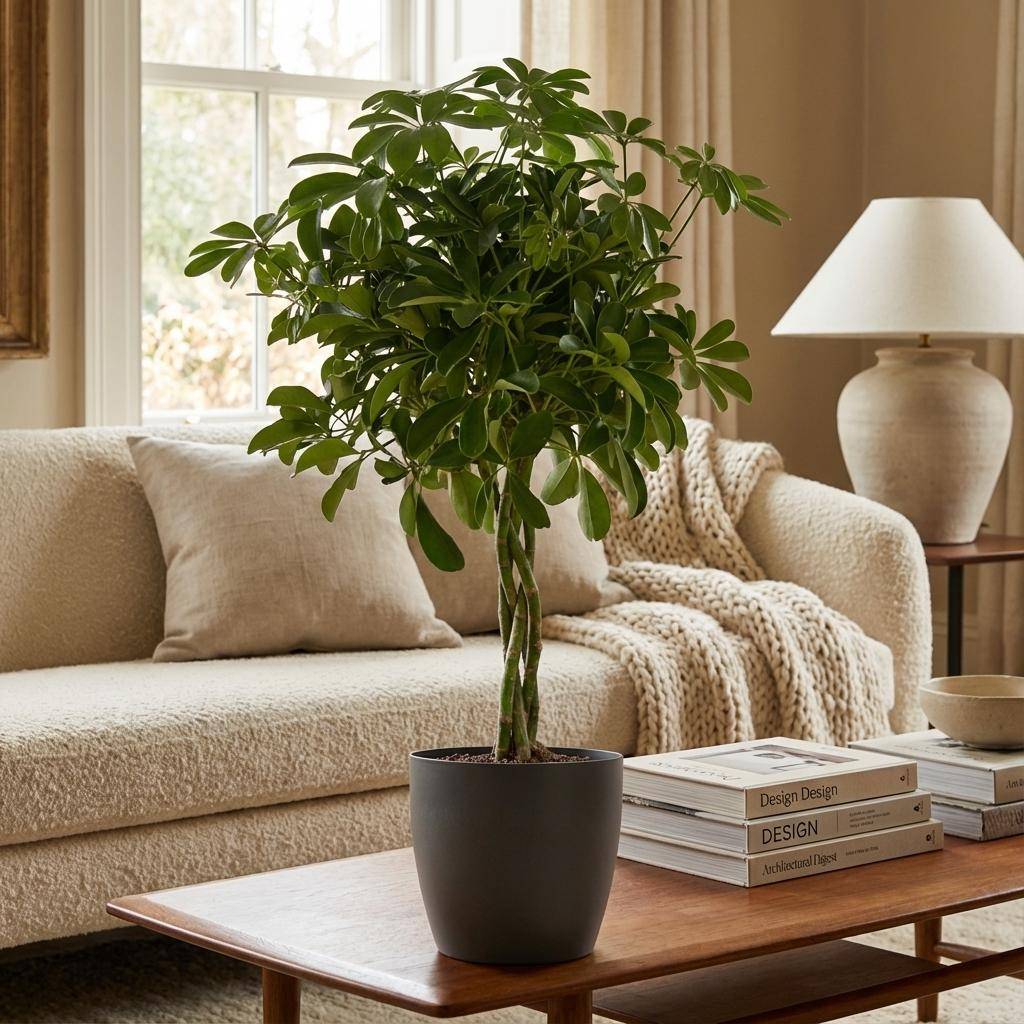 Schefflera Arab Nora - Pot de 21cm - Hauteur 70cm - Gris - Plantes d'intérieur - Image 2