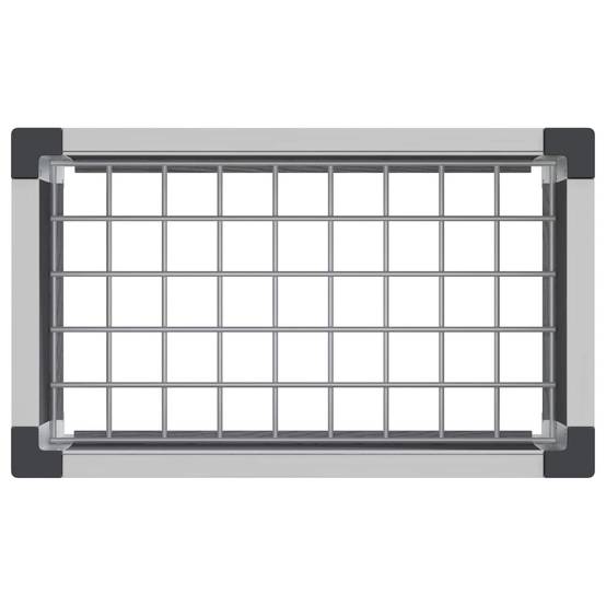 ComfortXL - Jardinière Surélevée WPC Aluminium Culture Légumes Fleurs 50x30x42cm Gris - ComfortXL Outdoor Living - Image 5