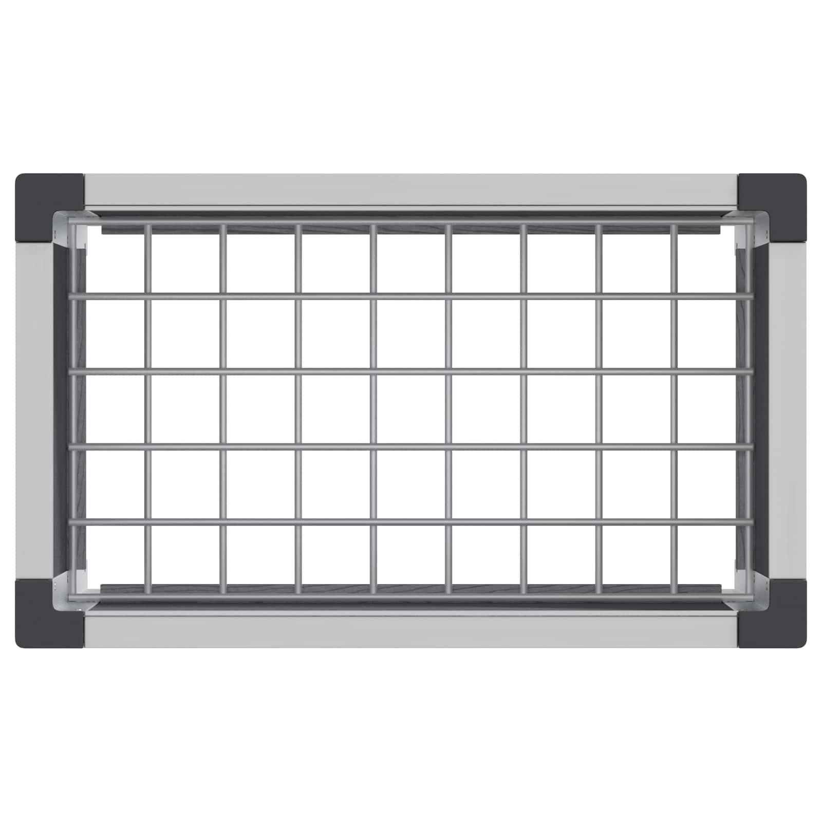 ComfortXL - Jardinière Surélevée WPC Aluminium Culture Légumes Fleurs 50x30x42cm Gris - ComfortXL Outdoor Living - Image 5