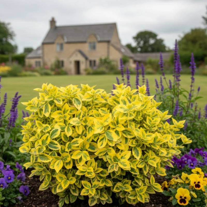 Fusain persistant Emerald'n Gold, Euonymus - Pot de 3L - 20/40 cm - Image 4