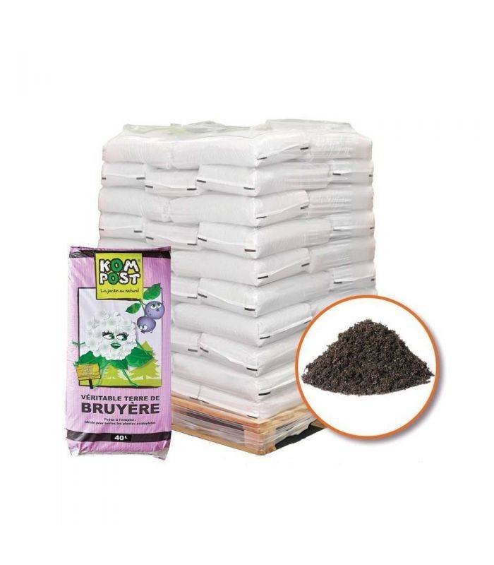 Terre de bruyère forestière pour plantation 10 sacs de 40 litres - Image 2