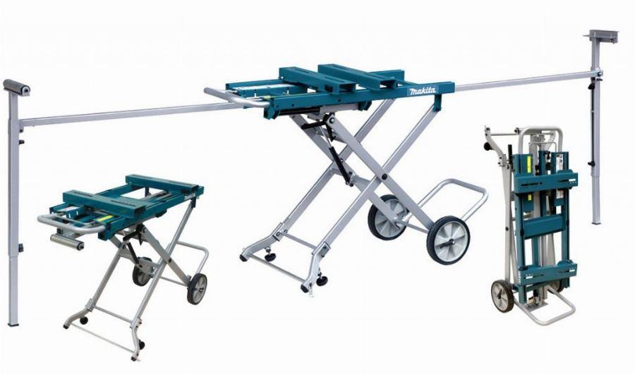 Chariot établi avec servantes et roues pour scies stationnaires - MAKITA - DEAWST05 - Image 1