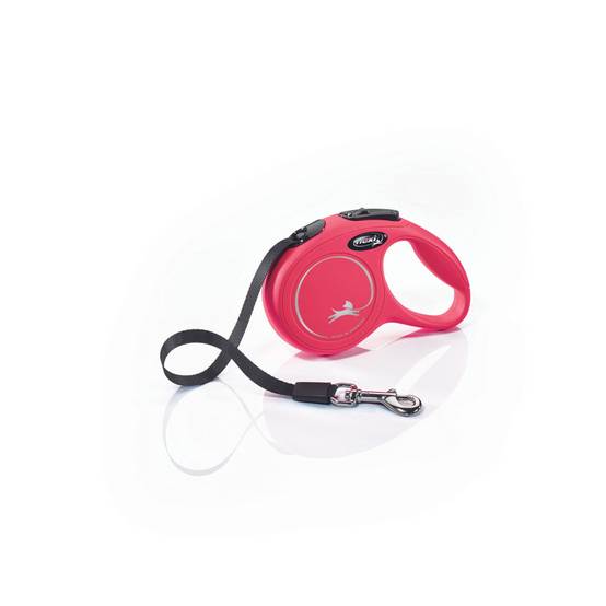 Flexi - Laisse Flexi Classic sangle XS 3 m rouge chiens jusqu'à 12 Kg - Image 2
