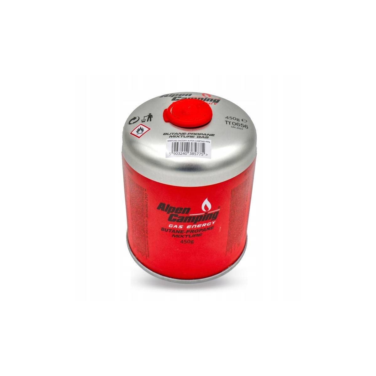 Pack 6 Cartouches de gaz 450g Butane propane Valve 7/16 EN417 Réchaud Brûleur Lampe Grill Alpen Camping - Image 2