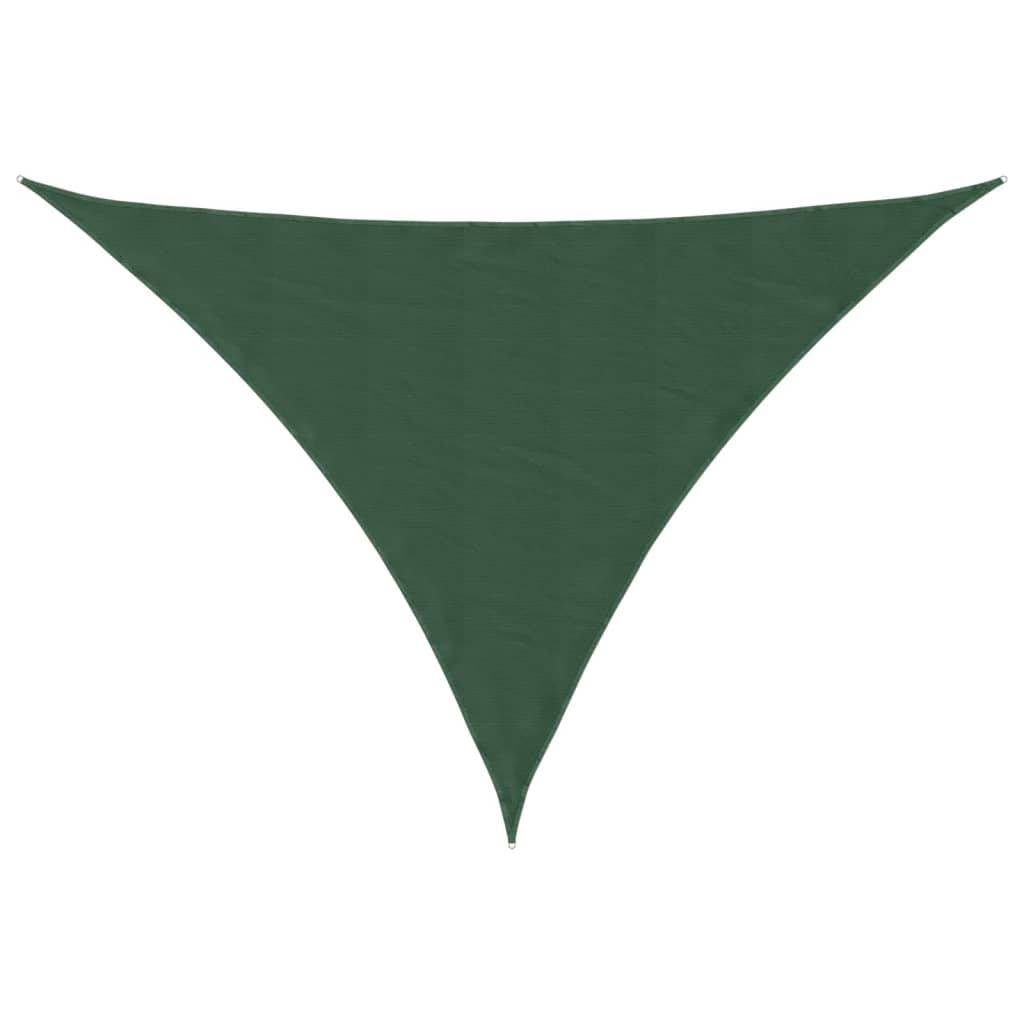 Voile de parasol tissu oxford vert foncé 400 x 500 x 640 cm - PANGIVO - Image 2