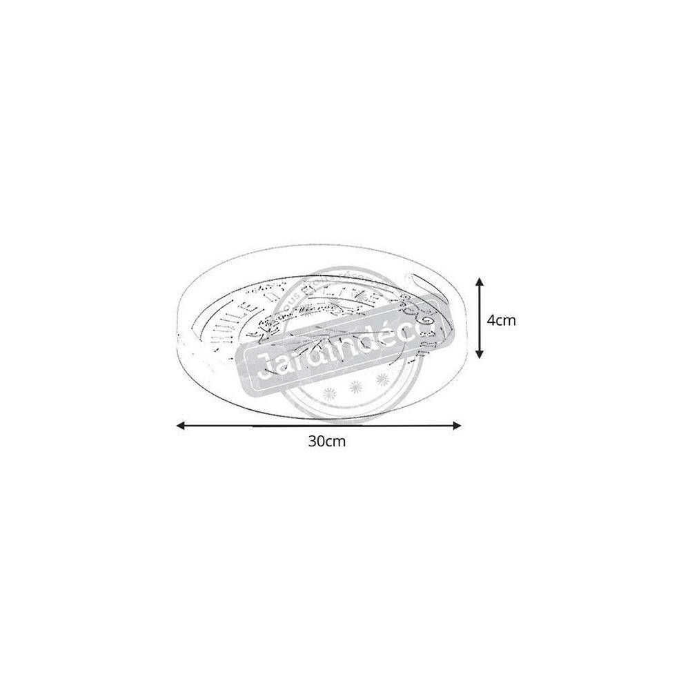 Aubry Gaspard - Plateau rond en bois - Image 2