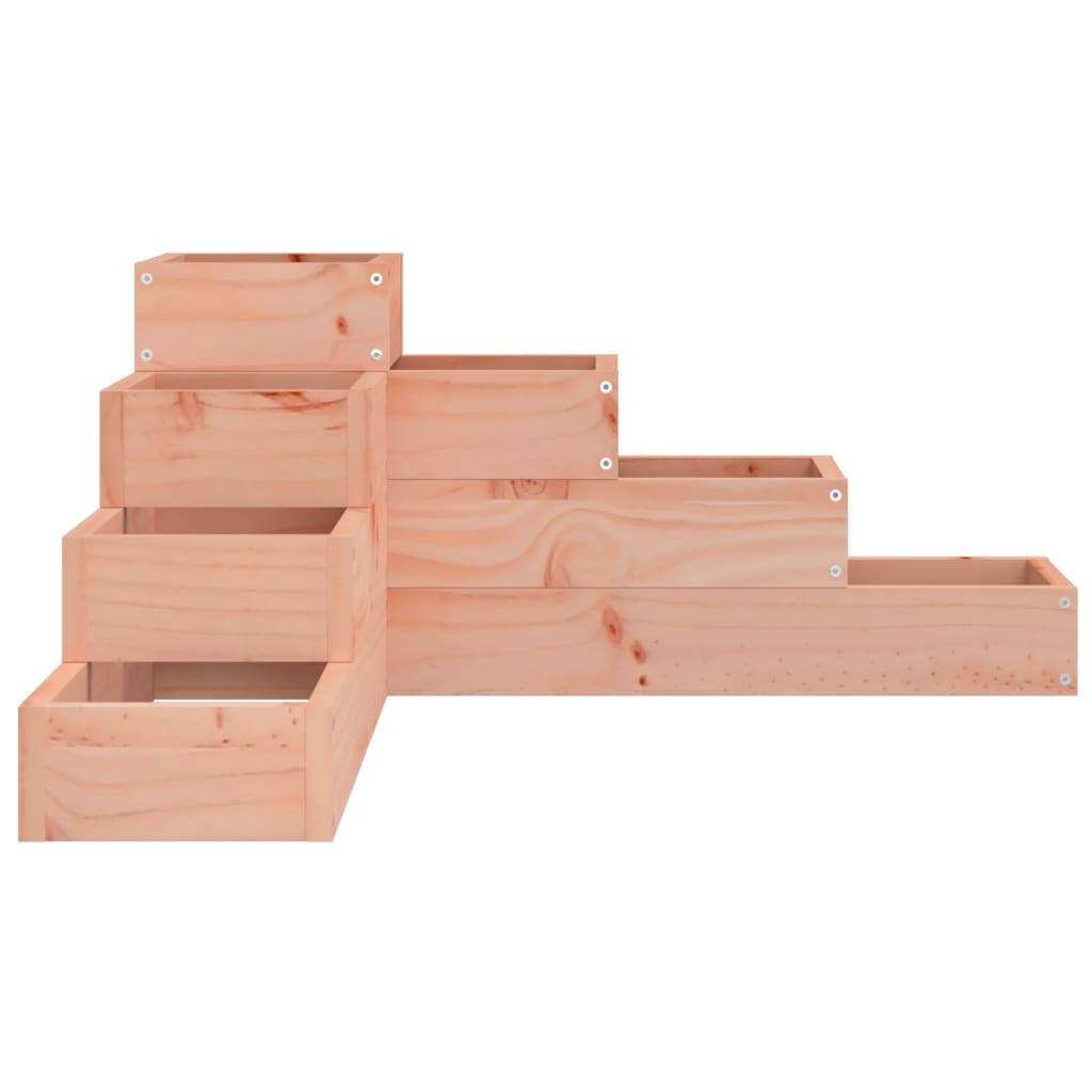 Jardinière, Bac à Fleurs, Pot De Fleurs 4 niveaux 80,5x79x36 cm bois de douglas massif P858 - Image 5