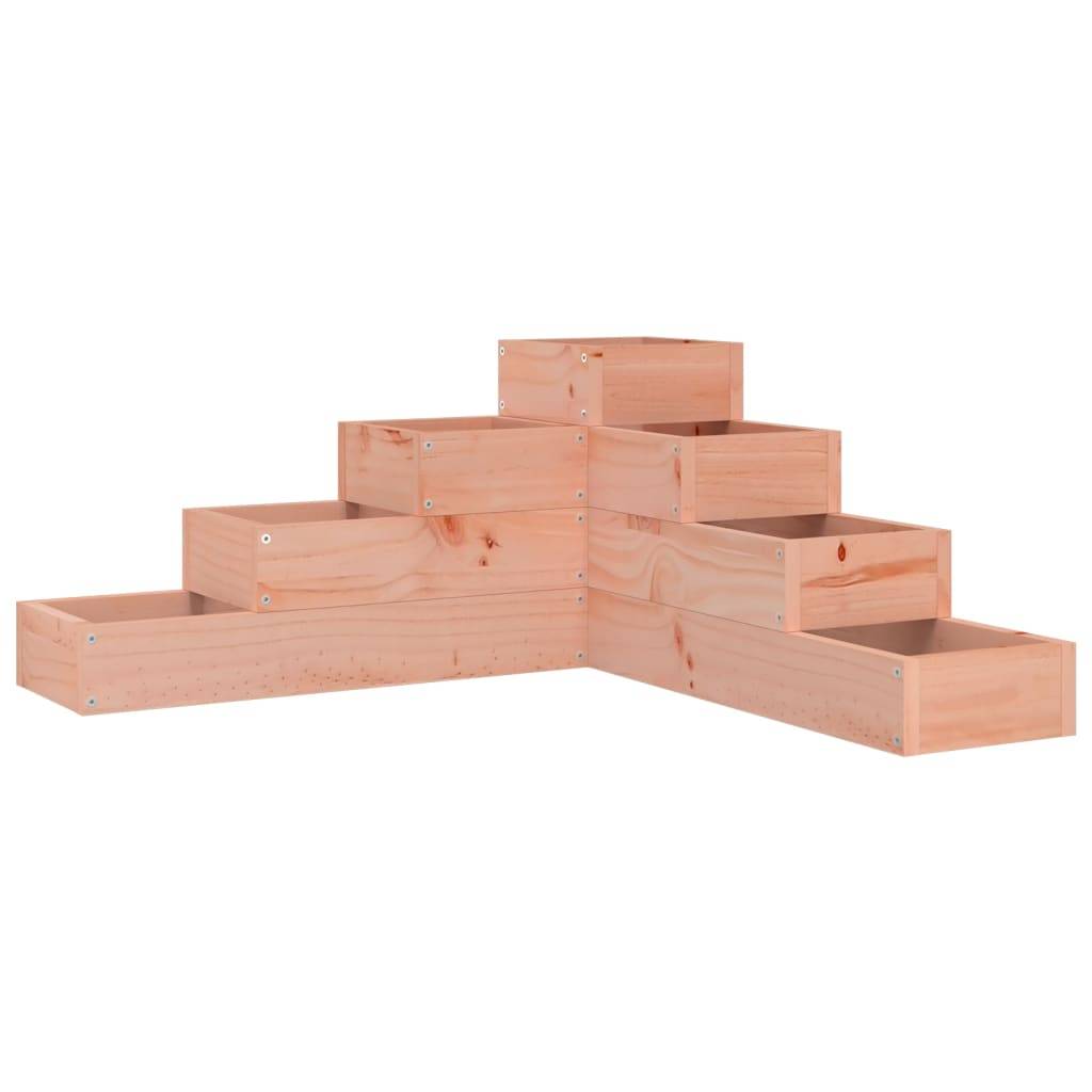 Jardinière, Bac à Fleurs, Pot De Fleurs 4 niveaux 80,5x79x36 cm bois de douglas massif P858 - Image 1