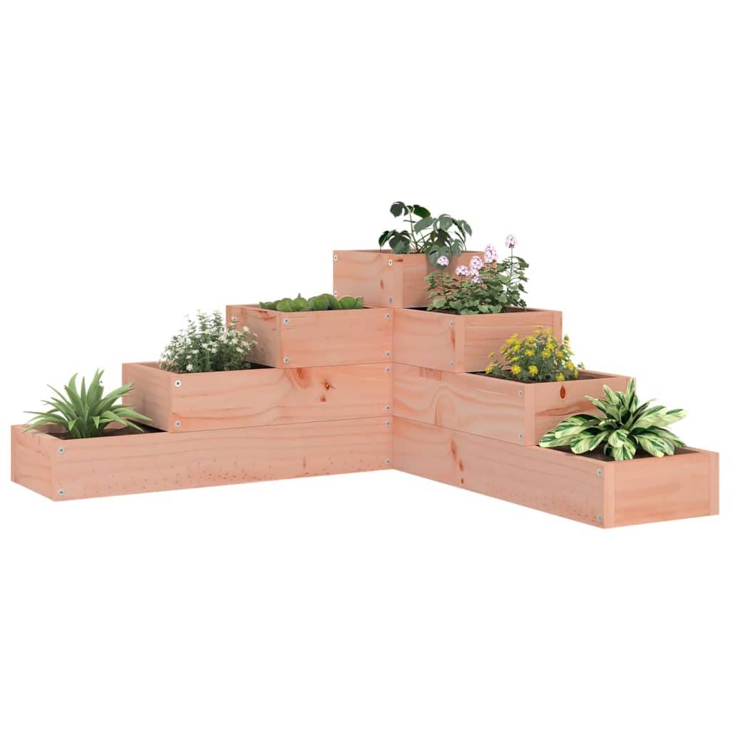 Jardinière, Bac à Fleurs, Pot De Fleurs 4 niveaux 80,5x79x36 cm bois de douglas massif P858 - Image 2